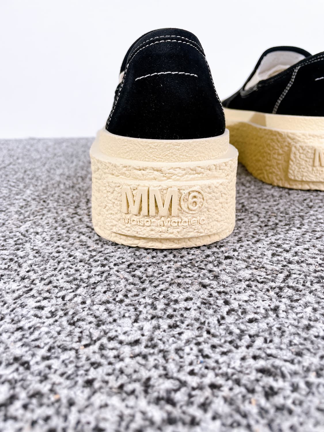 (정품/새상품) MM6 마르지엘라 남성 블랙 플랫폼 슬립온 상품이미지5