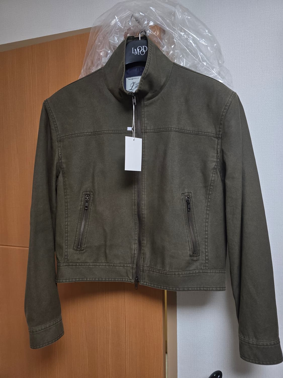 엘무드 페이즈 텐셀 트러커 자켓 카키 46 상품이미지3