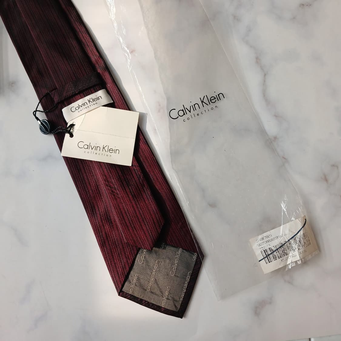 캘빈클라인 넥타이 브라운 와인 컬러 새제품 A19810  상품이미지10