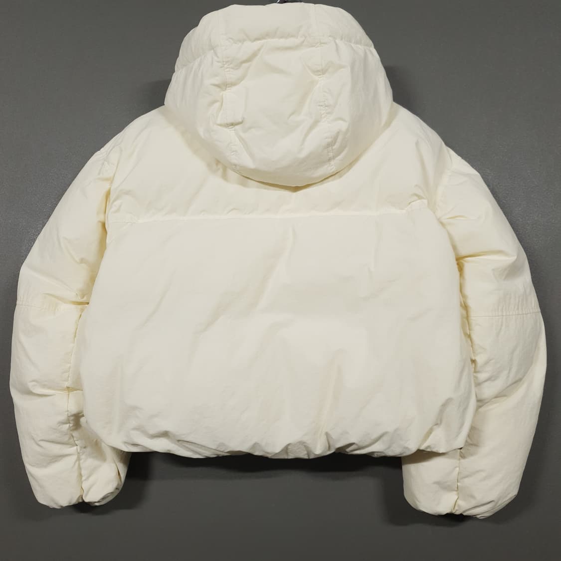 여성 S) 인사일런스 우먼 오버핏 구스다운 푸퍼 패딩 점퍼 크림 희귀 상품이미지10