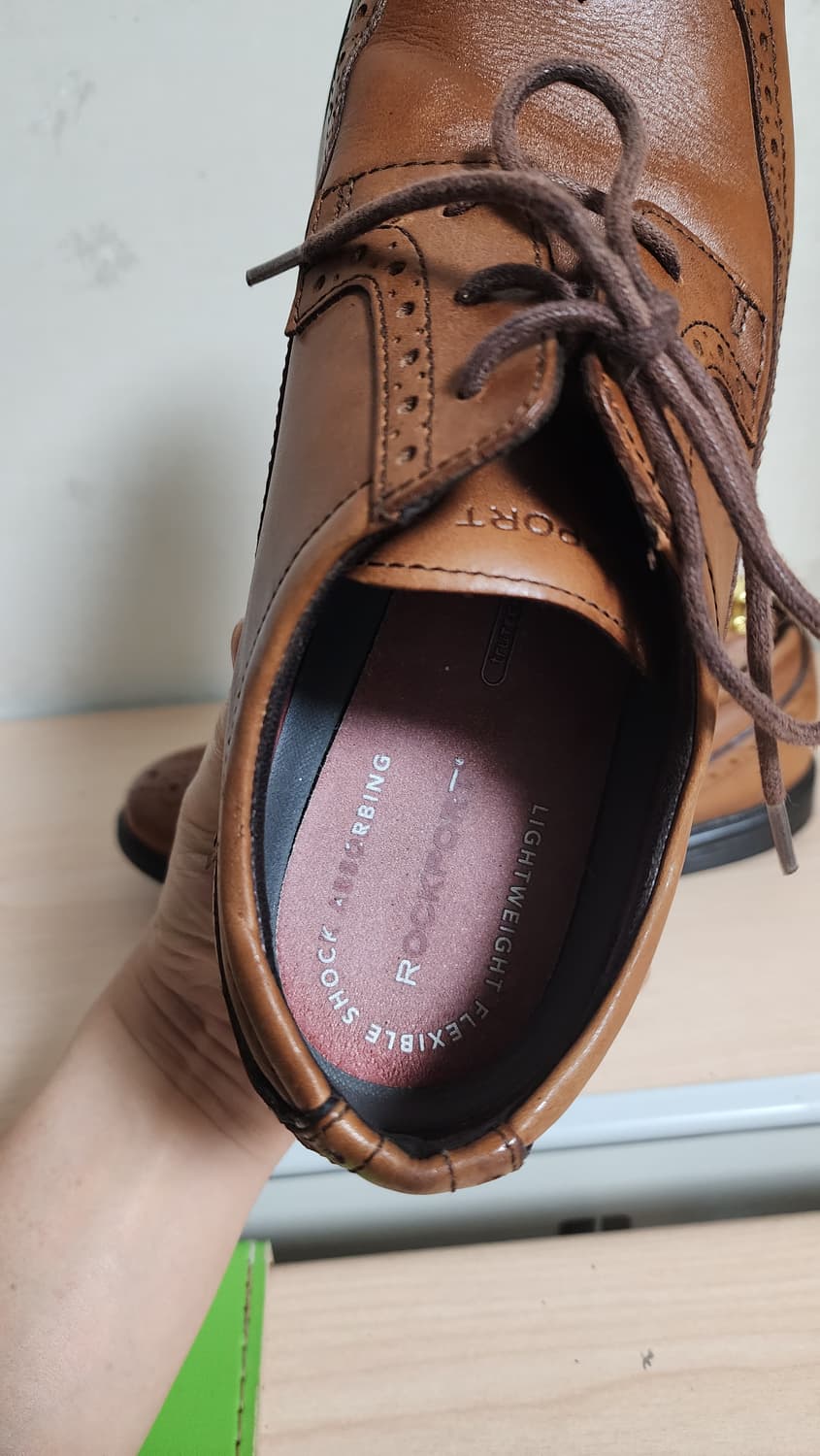 락포트(ROCKPORT) 브라운 윙팁 남성 구두 상품이미지6