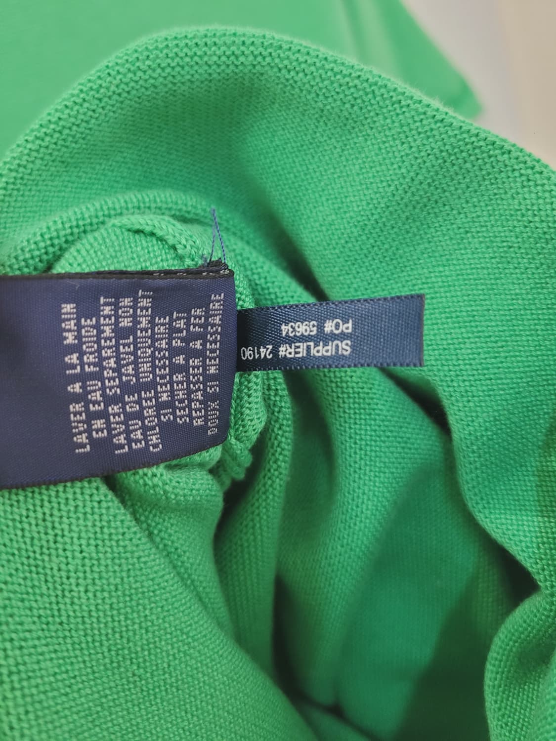 랄프로렌 코튼 니트 카라 원피스 S사이즈 상품이미지7