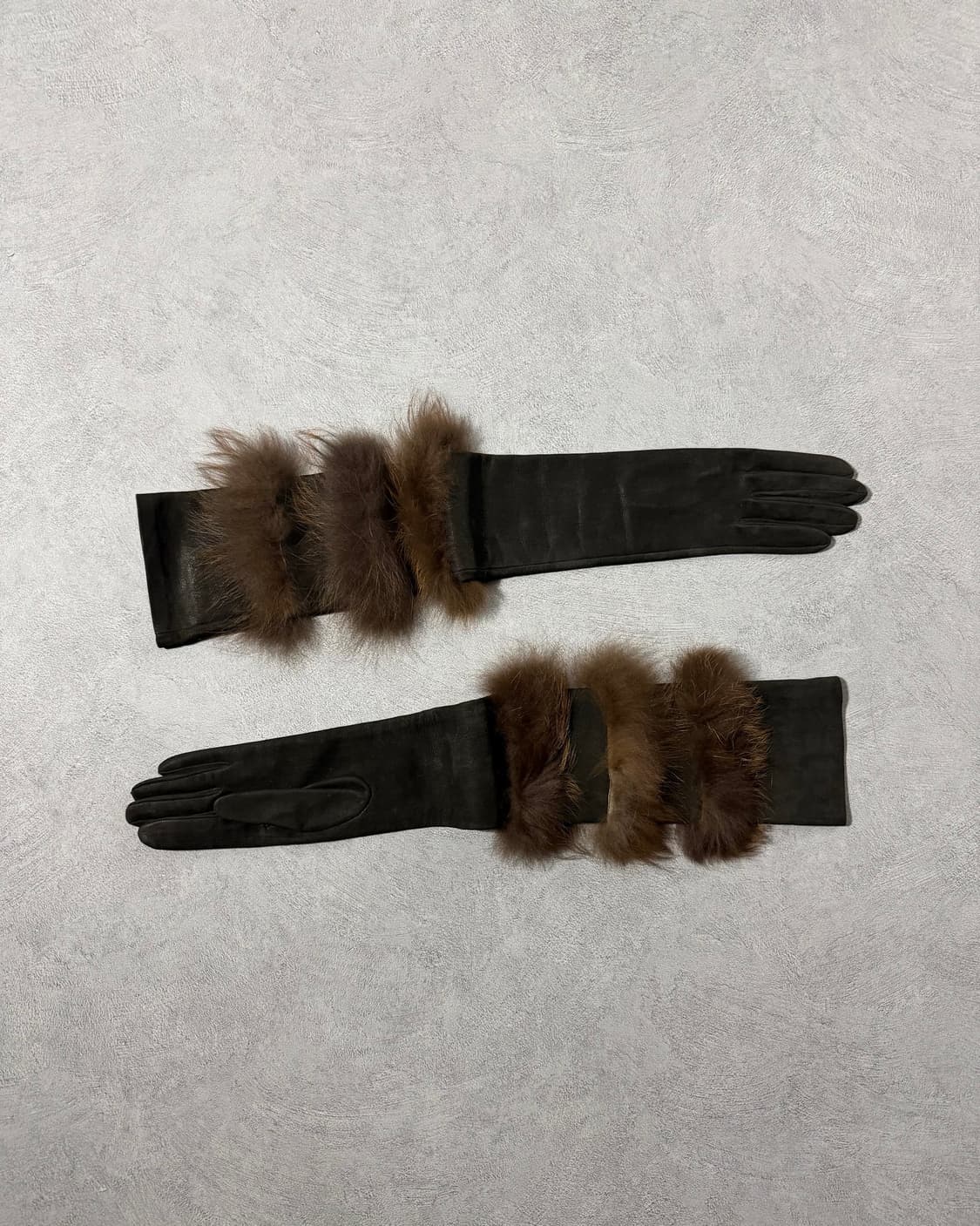 10FW 릭오웬스 염소가죽 퍼 글러브 상품이미지4