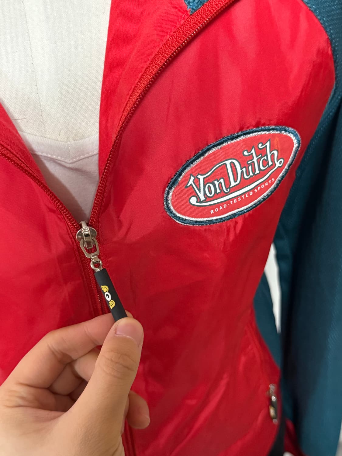 본더치 y2k 빈티지 배색 윈드브레이커 트랙집업 상품이미지6