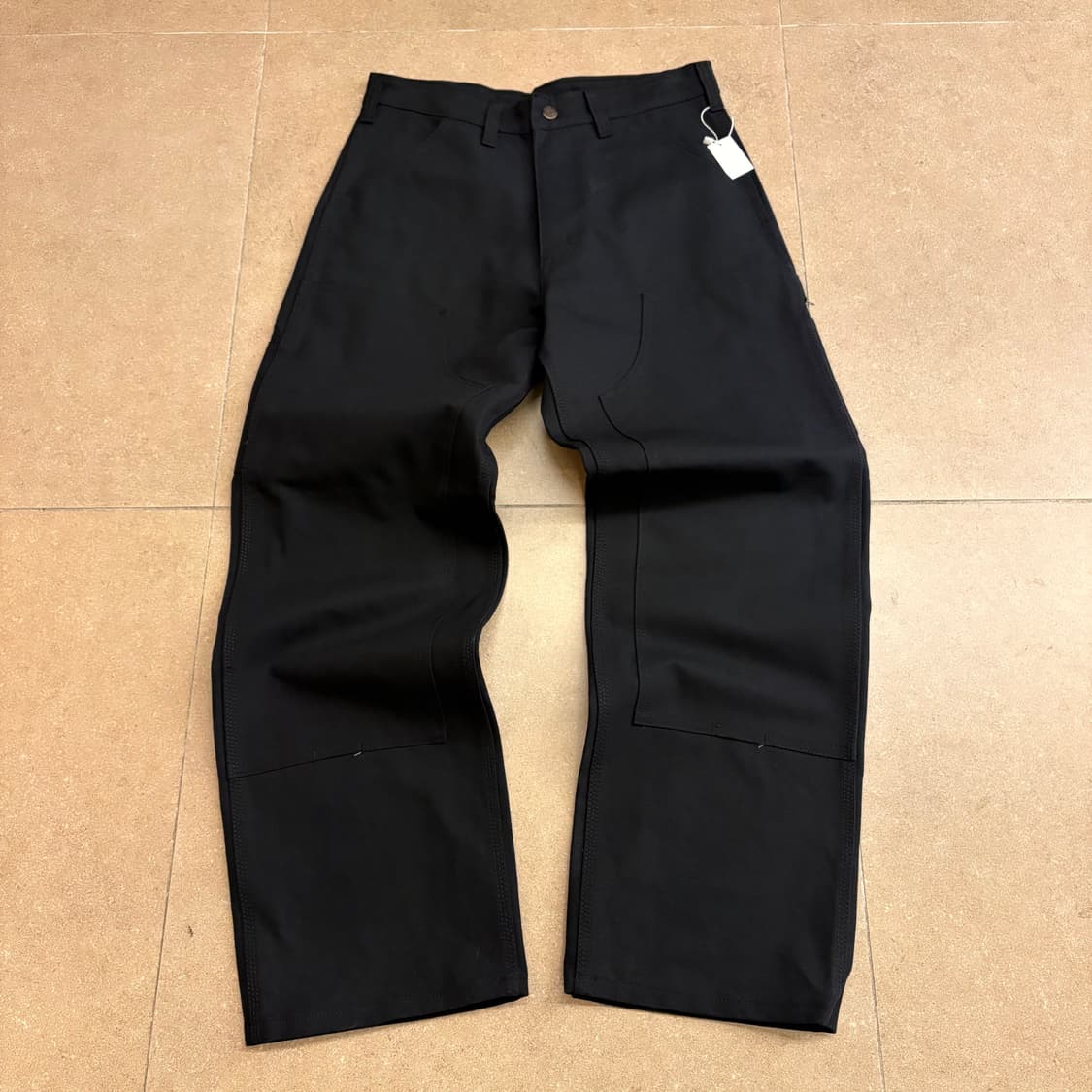 칼하트 더블니 블랙 팬츠 상품이미지2