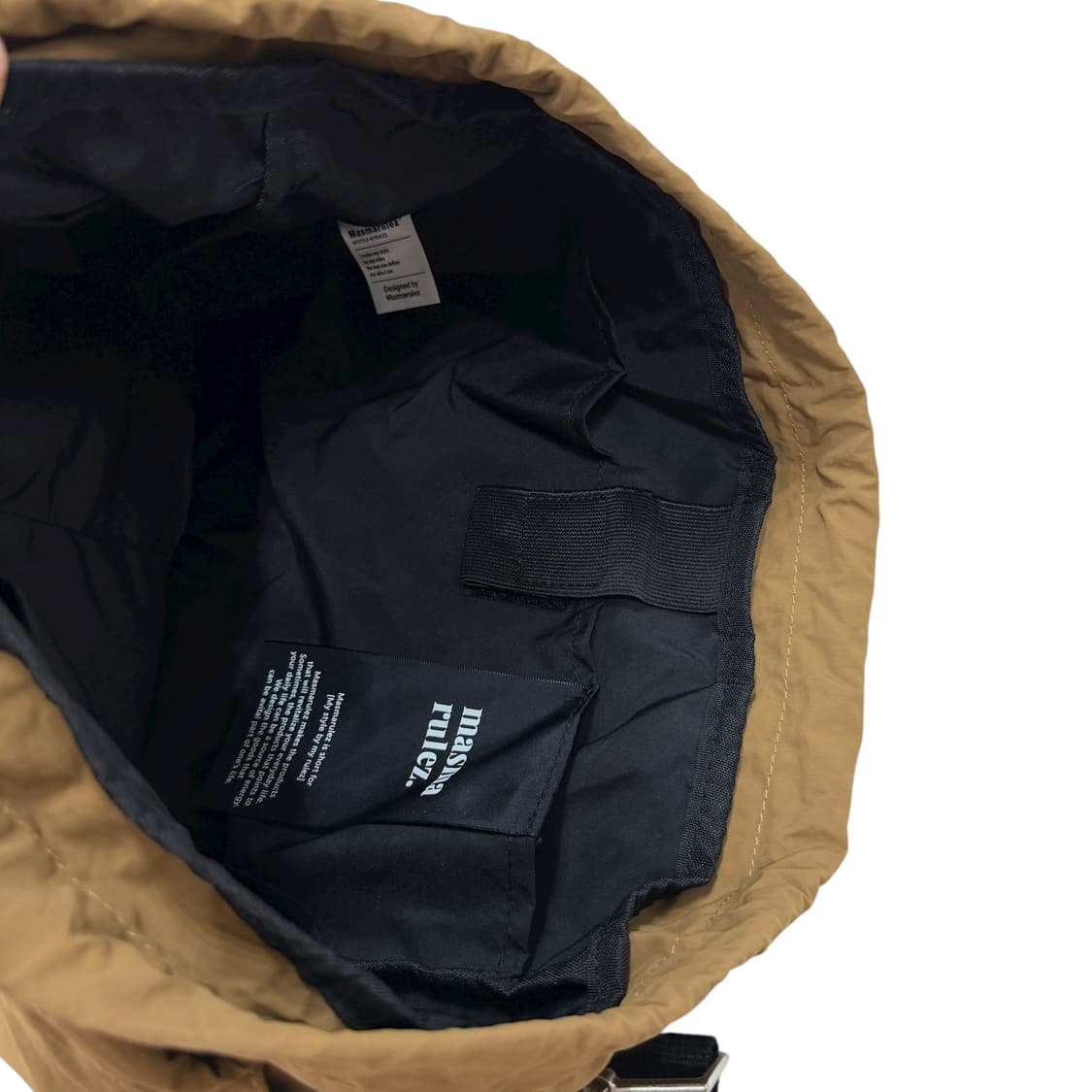 마스마룰즈 모리걸 복조리 스트링 크로스백 가방 브라운 상품이미지4