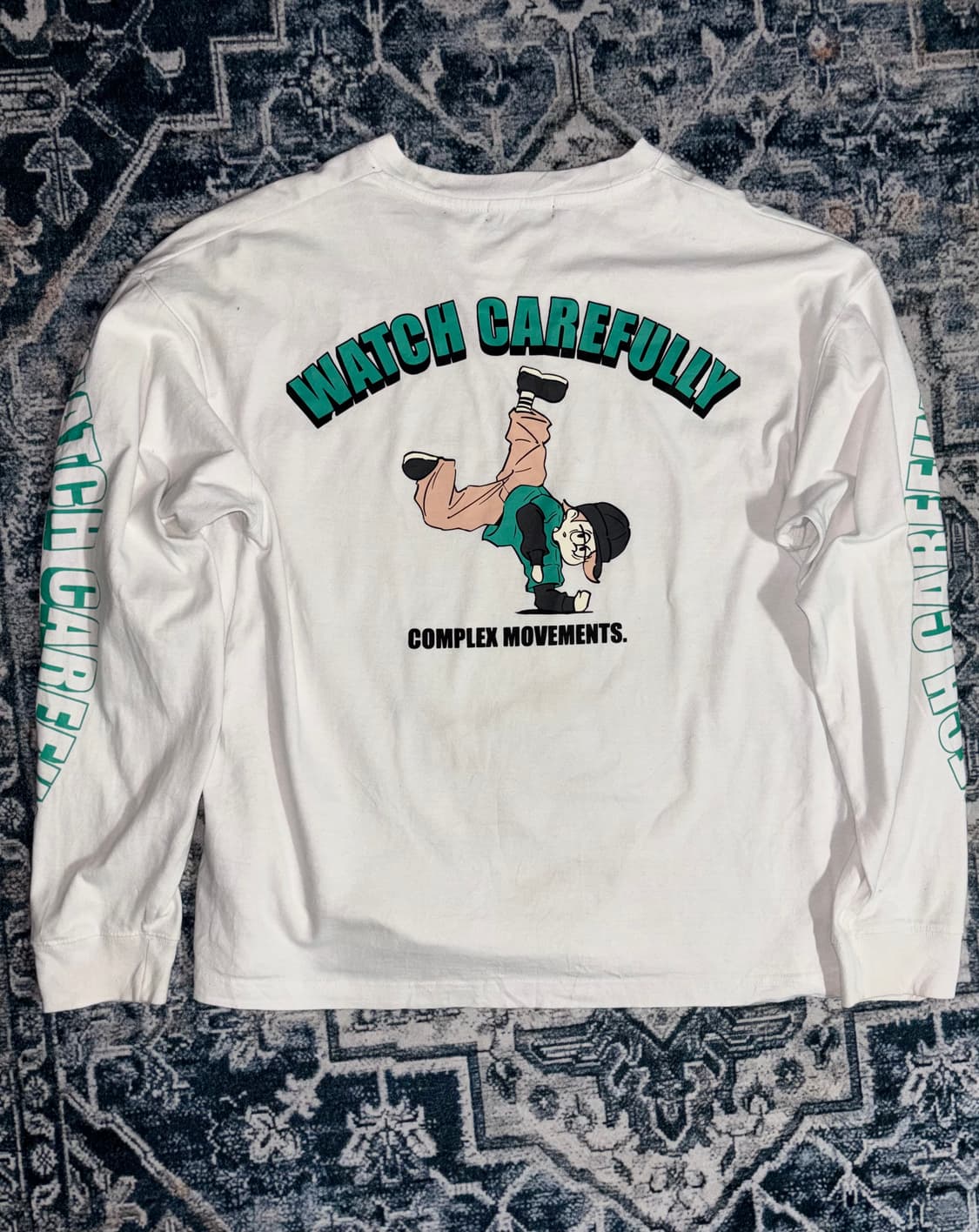 일본빈티지 백 프린팅 그래픽 롱슬리브 상품이미지1