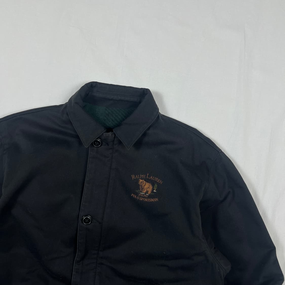 90‘s 폴로랄프로렌 스펠아웃 타탄체크 리버시블 자켓 상품이미지6