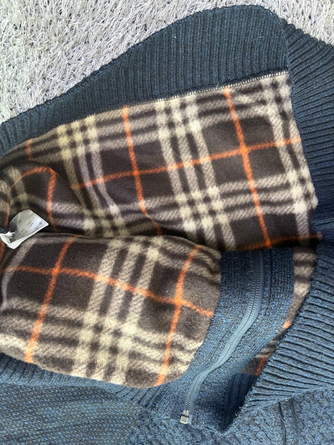 일본판 ZEALZIP 집업니트 사이즈 105-110 상품이미지4