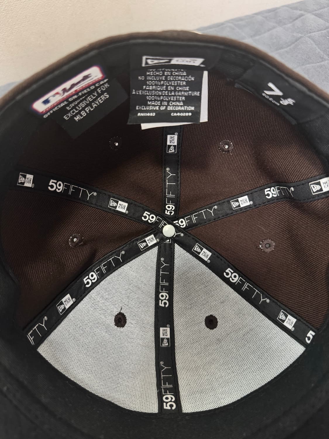 뉴에라 어센틱 샌디에이고 얼트 브라운 캡 모자 60.6cm (7 5/8) 상품이미지9