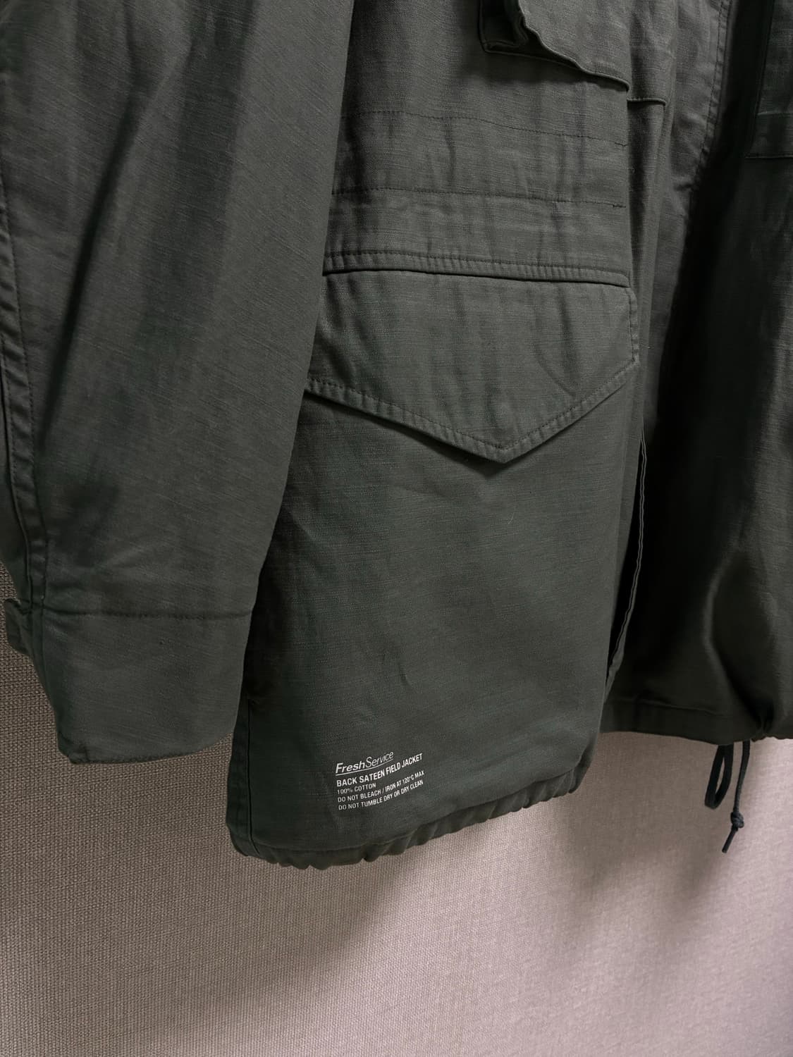 프레쉬서비스 프레시서비스 백사틴 필드 자켓 M사이즈 상품이미지7