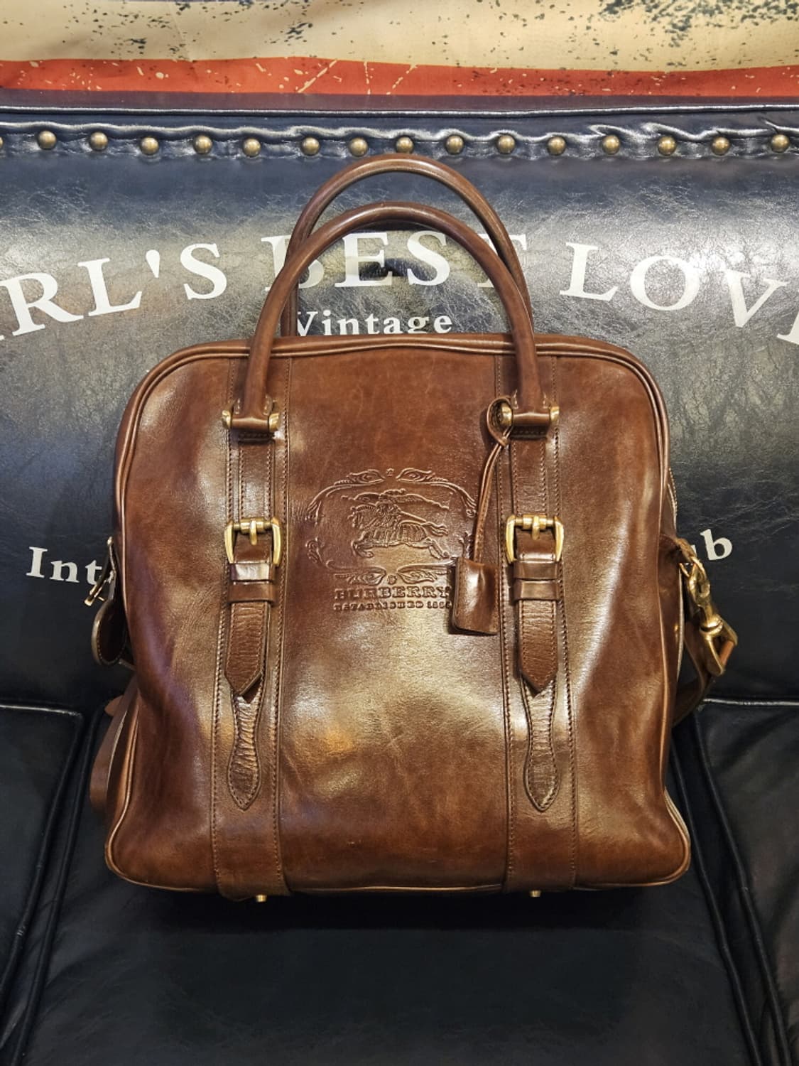 버버리 07A/W 맨즈웨어컬렉션 보스턴백 (39X40X15)/ 10021 상품이미지1