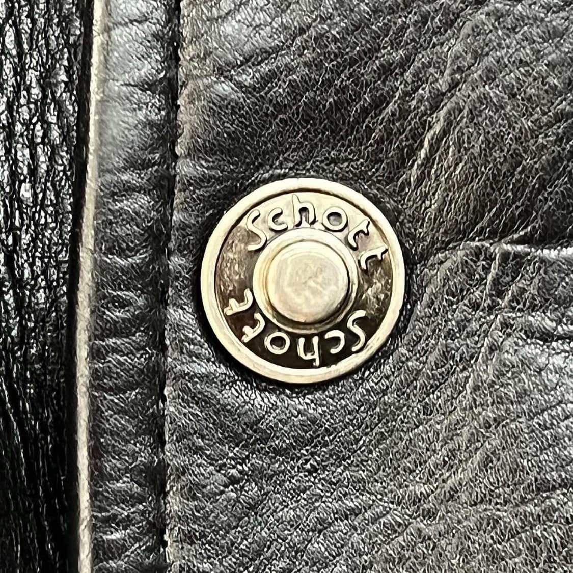 쇼트 아치 로고 스펠아웃 카우 하이드 레더 바시티자켓 상품이미지6