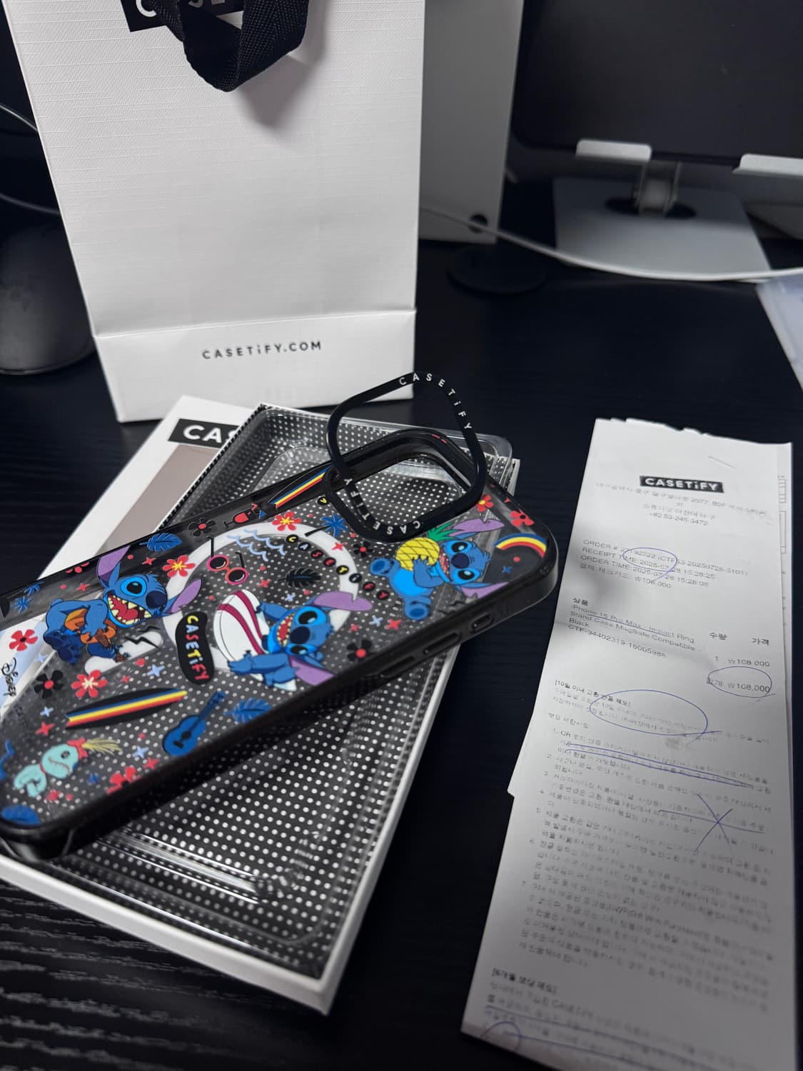 ◾️CASETiFY 아이폰 15프로맥스 임팩트 링 맥세이프 케이스(풀박스 상품이미지1