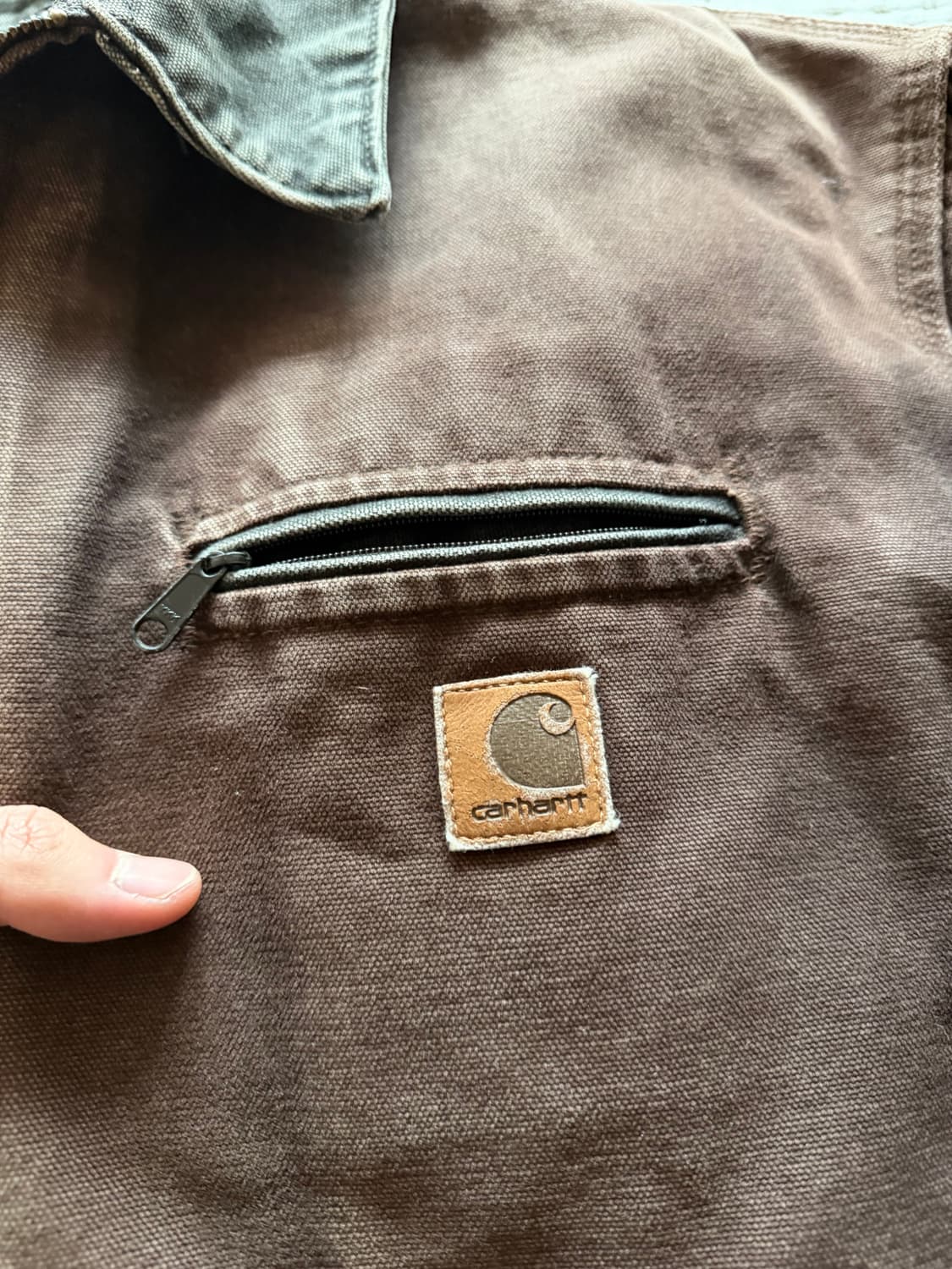 [XL]칼하트 디트로이트 자켓 J97 다크브라운 상품이미지2