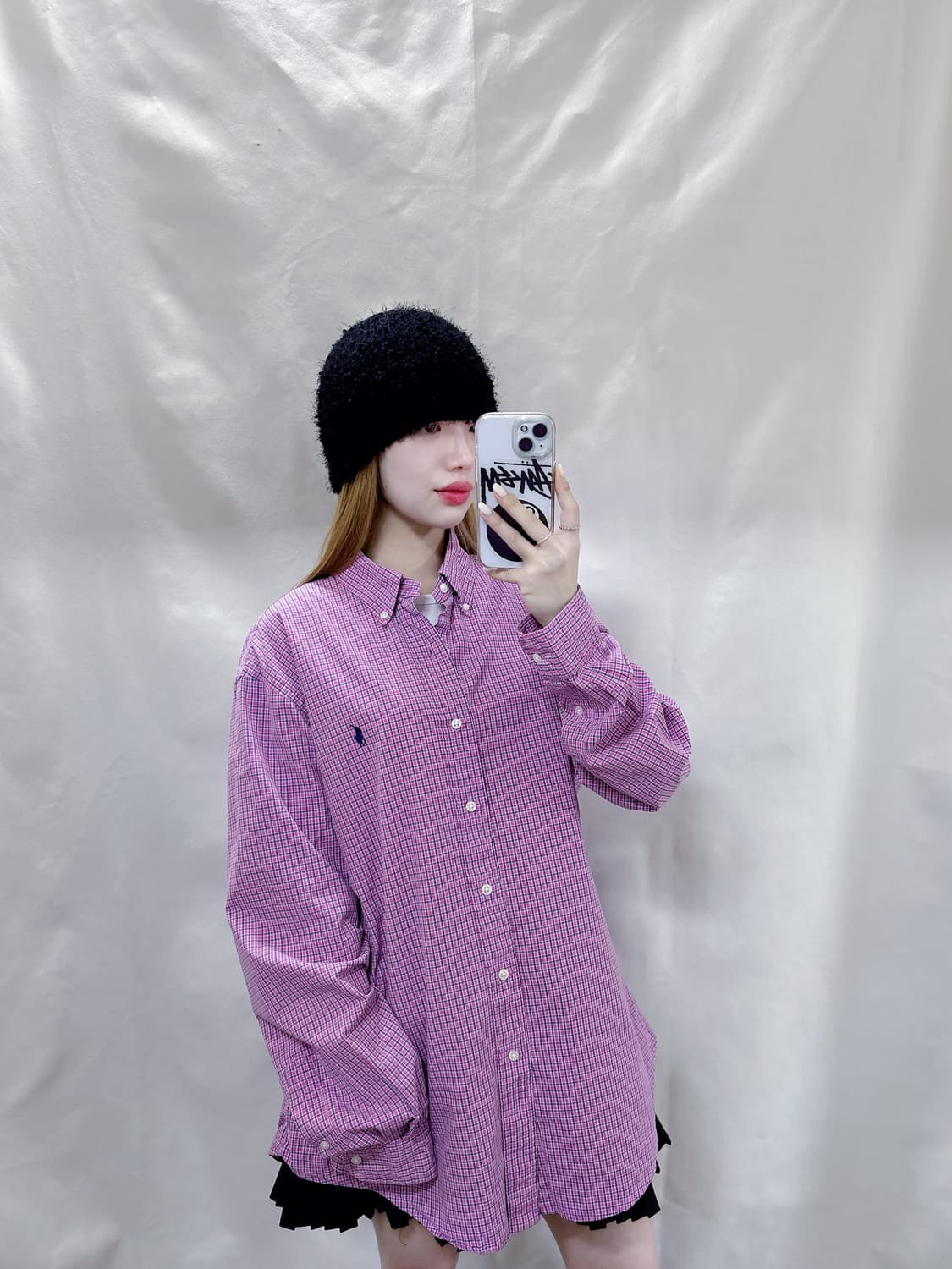 폴로 랄프로렌 포니 체크 셔츠  상품이미지2