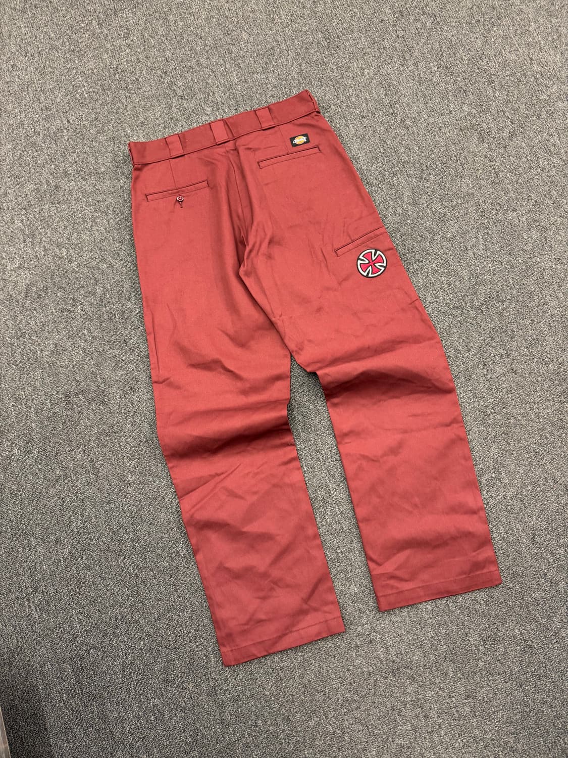 디키즈X인디펜던트 버건디 치노팬츠 상품이미지4