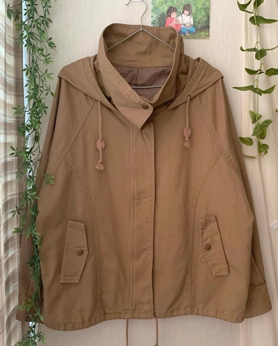 빈티지 브라운 후드자켓 상품이미지1