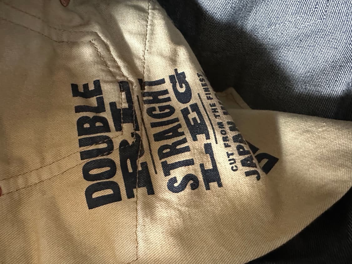 RRL 스트레이트레그 원스워시드 셀비지 진 32x32 상품이미지6