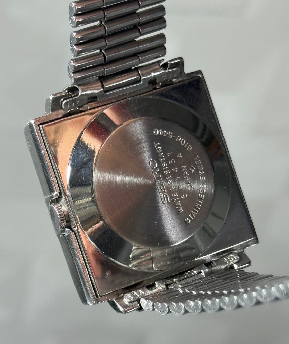 빈티지 세이코 5 액투스 6106 사각 손목시계 상품이미지5