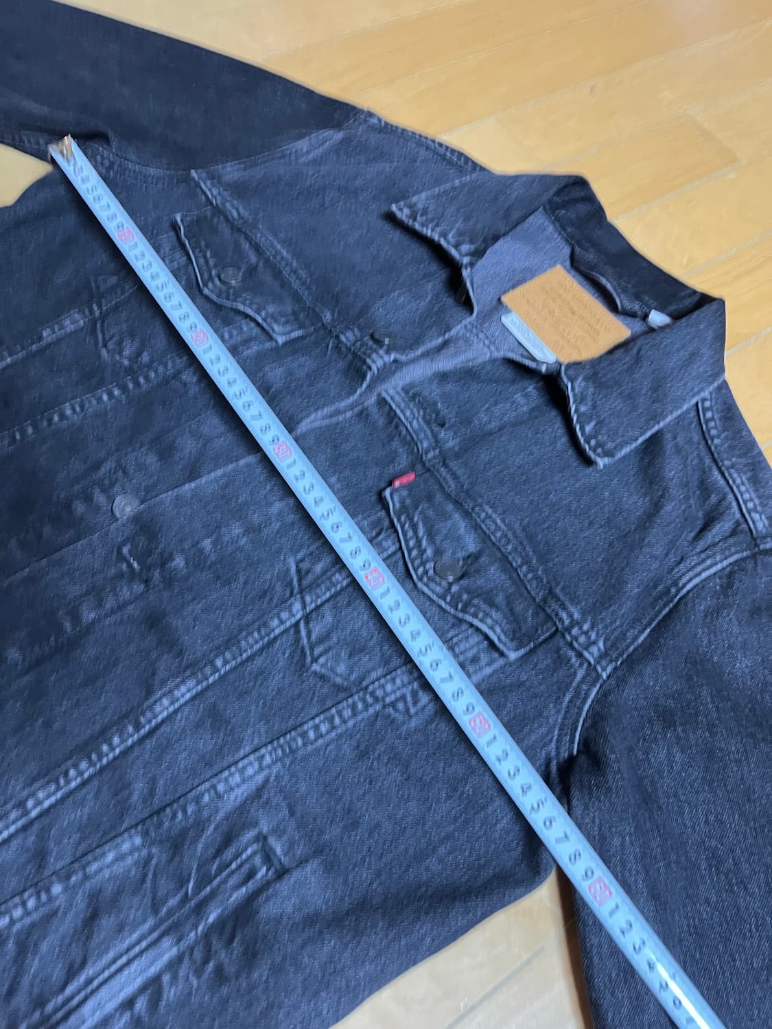 리바이스 프리미엄 트러커 s사이즈 블랙 상품이미지4