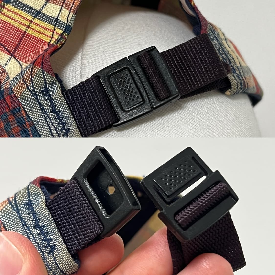 슈프림 2005 체크 패턴 5패널 캠프캡  상품이미지8