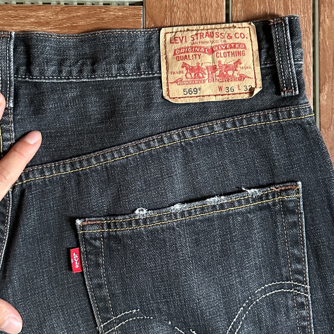 00’s Levi’s 569 denim pants 상품이미지4