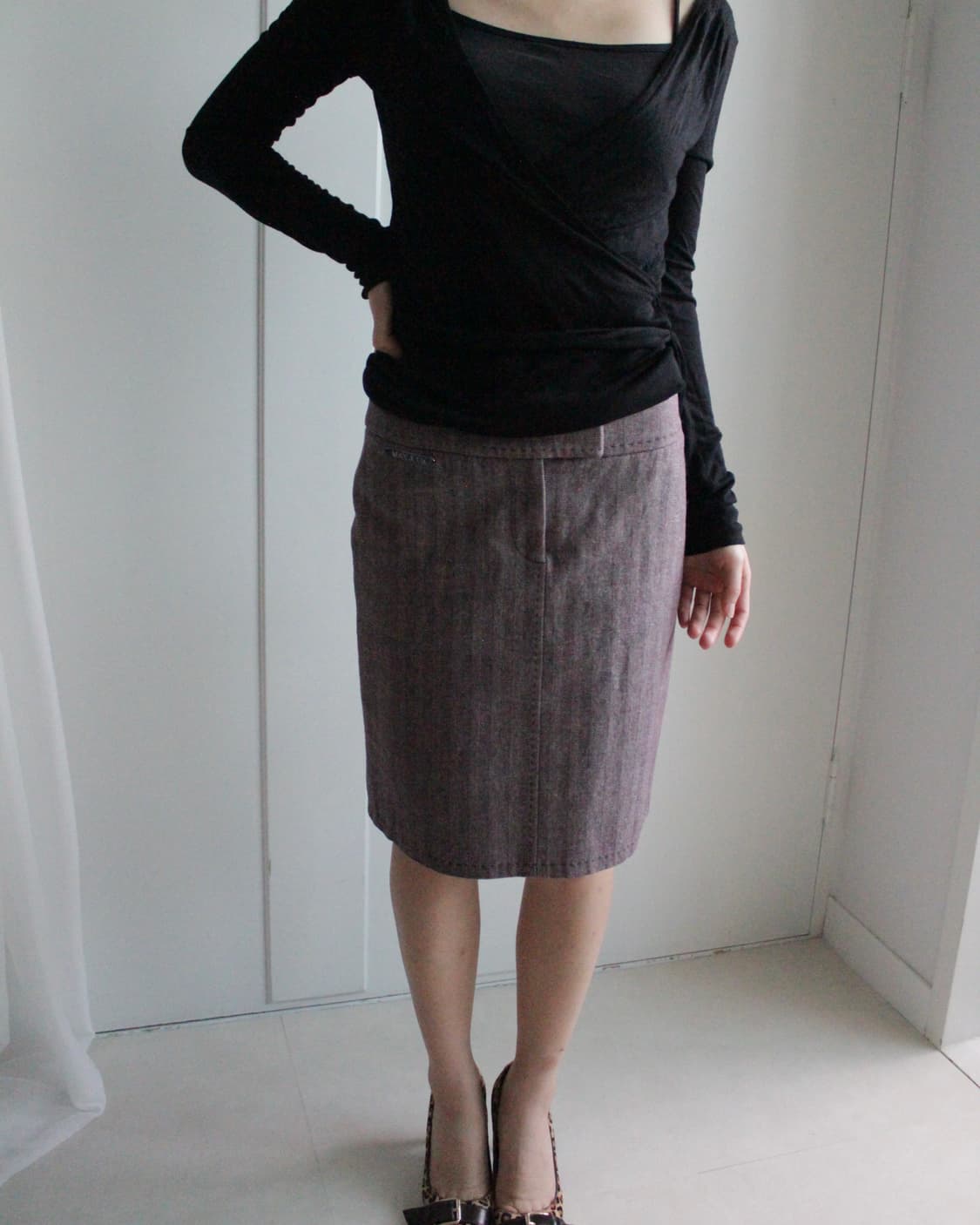 Max & co. Stitch skirt 상품이미지1