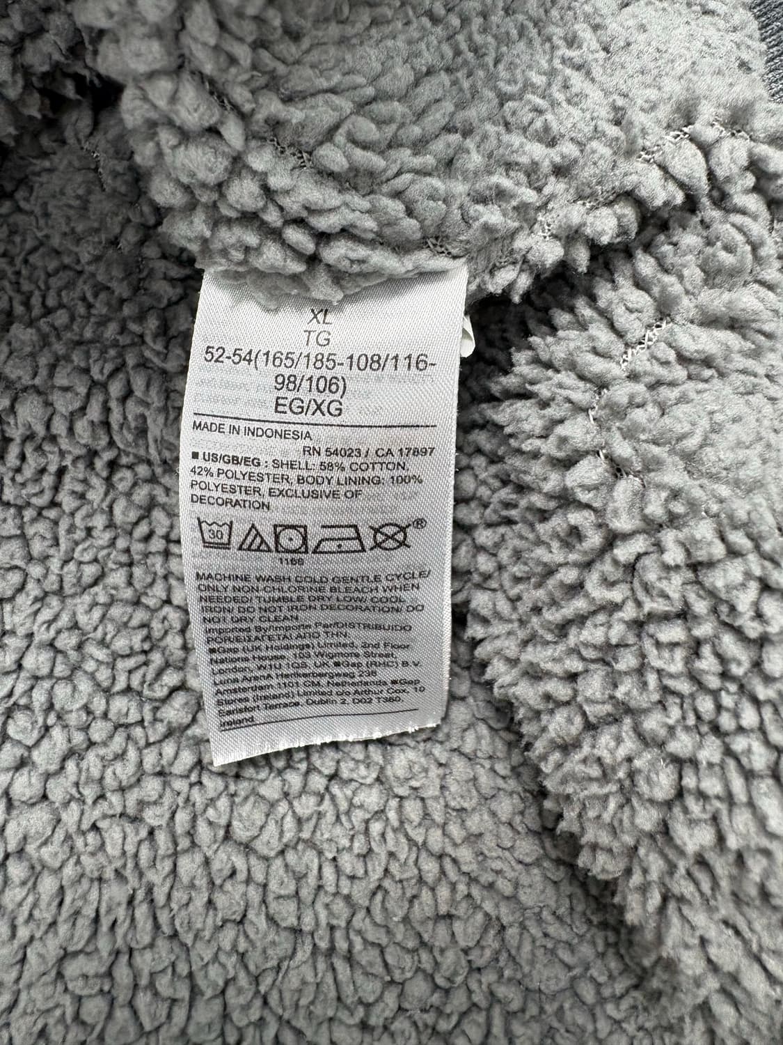 GAP 갭 후드집업 그레이 상품이미지8