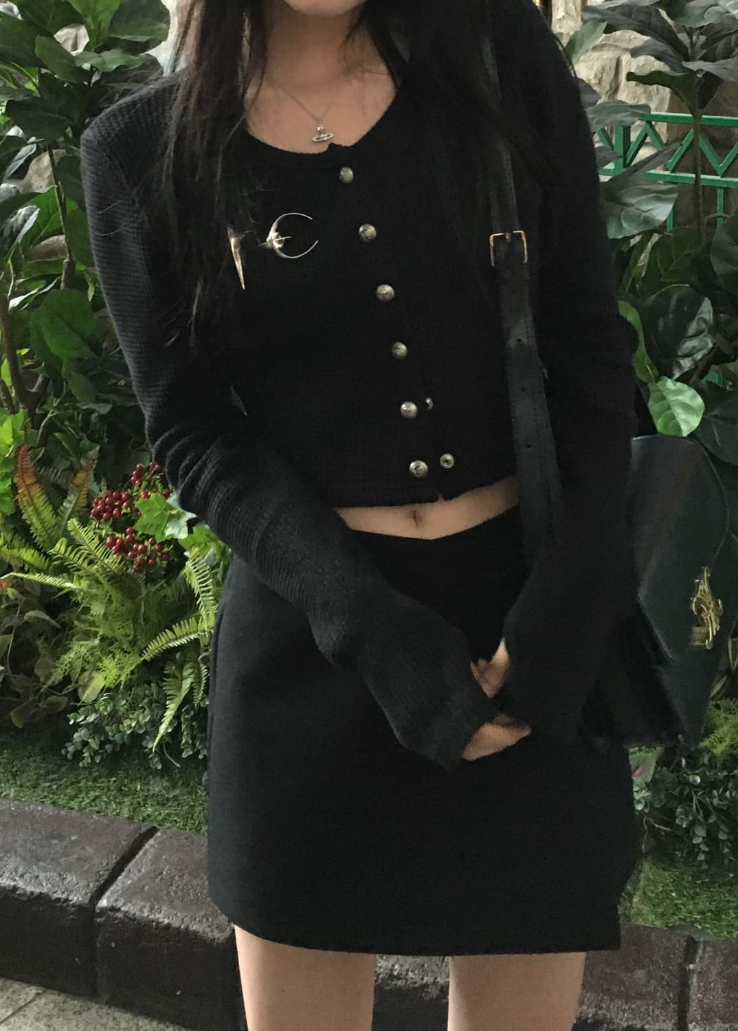 떠그클럽 와플가디건 블랙 s 상품이미지1