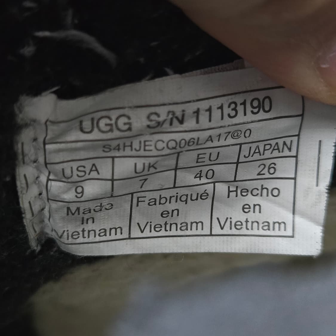 260 UGG 미국어그 클리어 미니 블랙 방수어그 상품이미지10