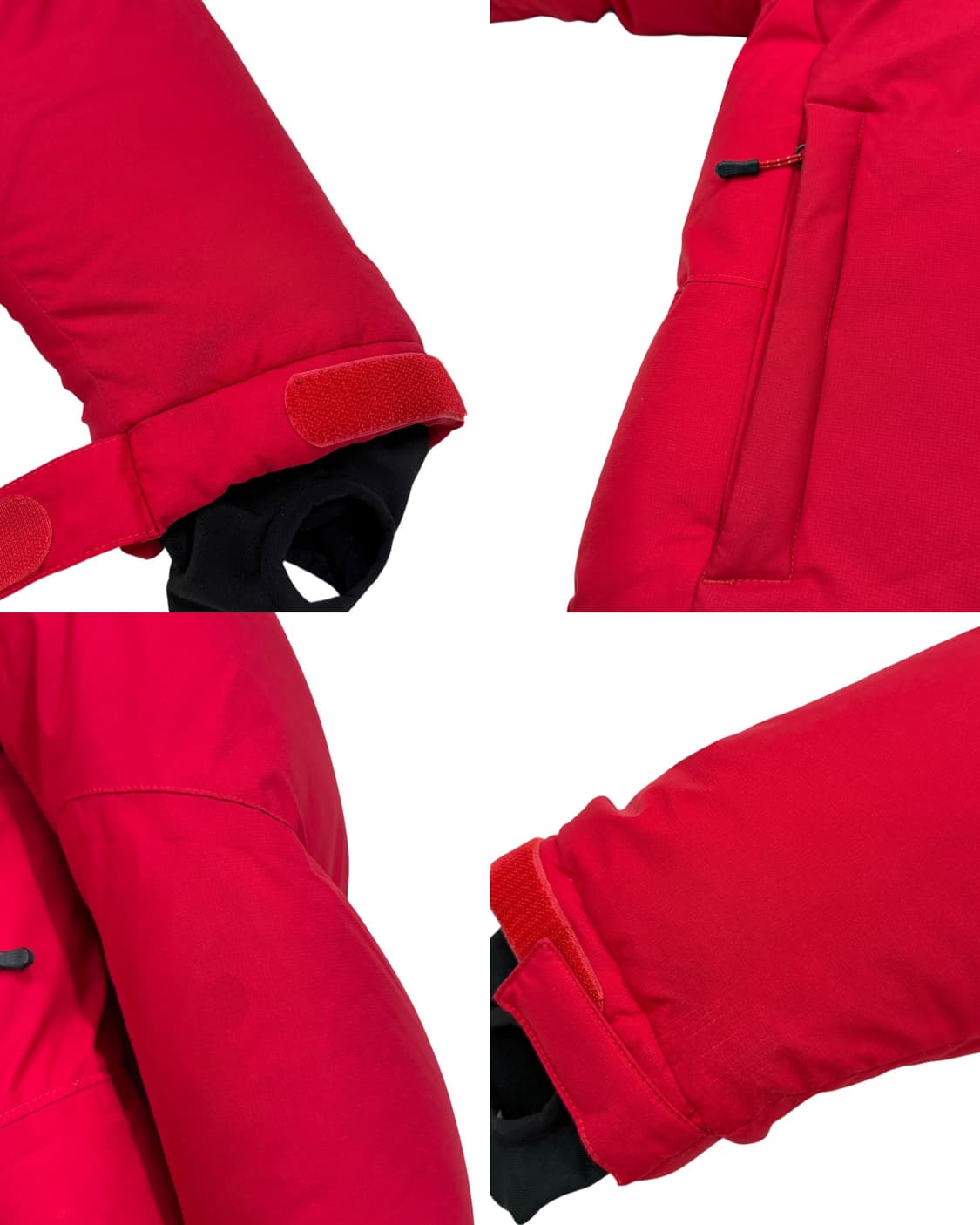 노스페이스 대장급 히말라야 써밋 윈드스토퍼 패딩 파카 레드 M 95 상품이미지8