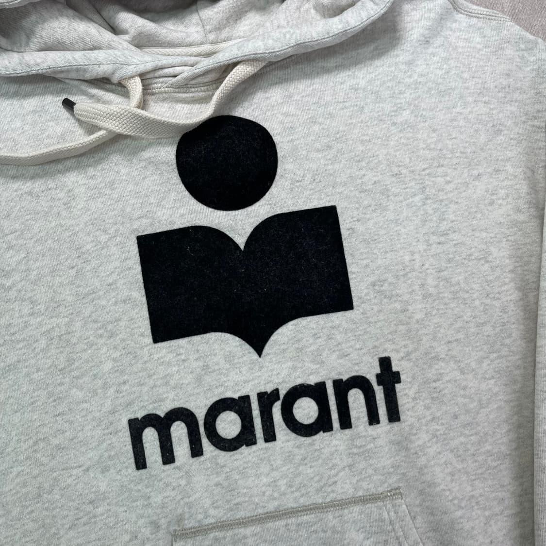 100 이자벨마랑 빅로고 후드티 상품이미지3