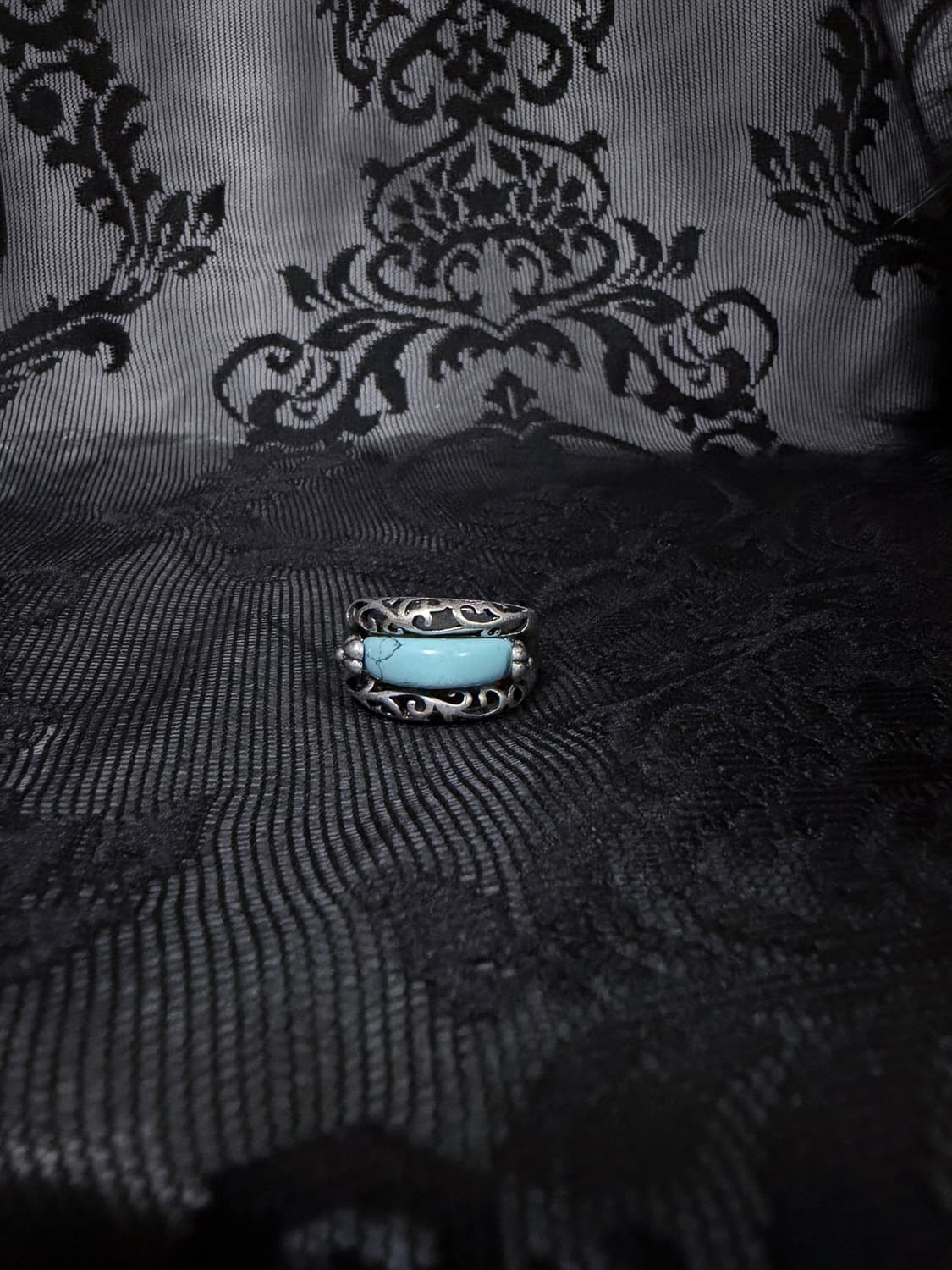 [VINTAGE] ༺ RING 007 오리엔탈 민트 터키석 오픈링 상품이미지7