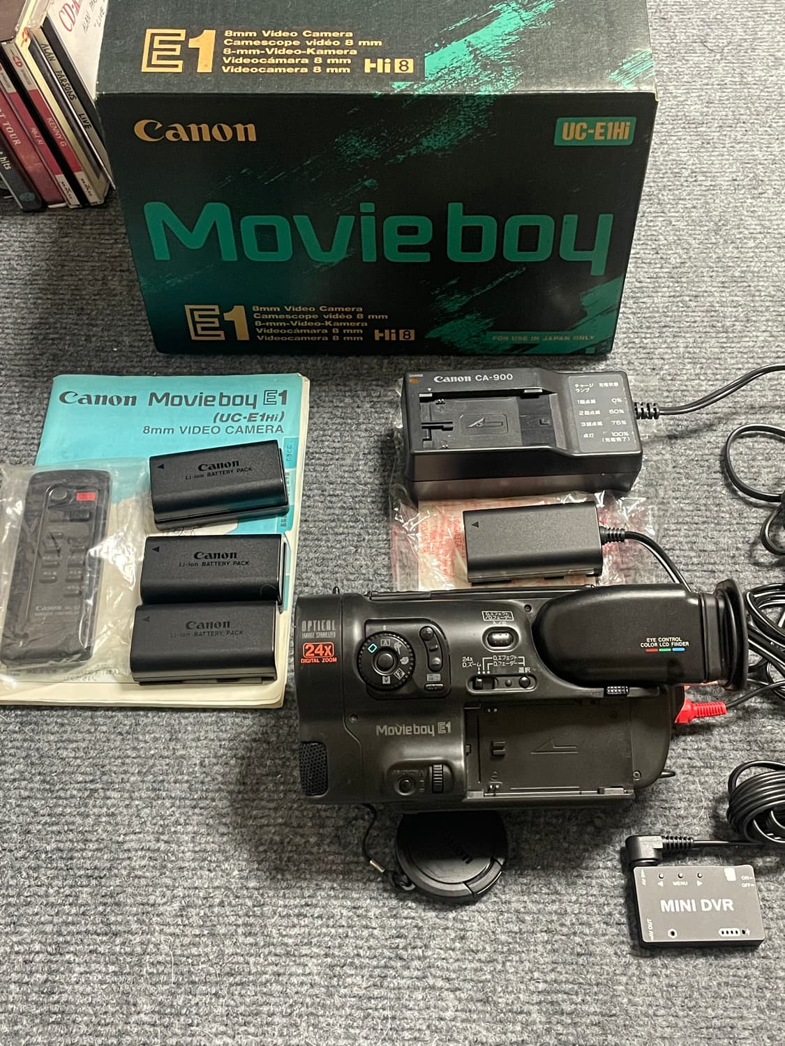 캐논 무비보이 UC-E1 Hi-8mm 캠코더 상품이미지10