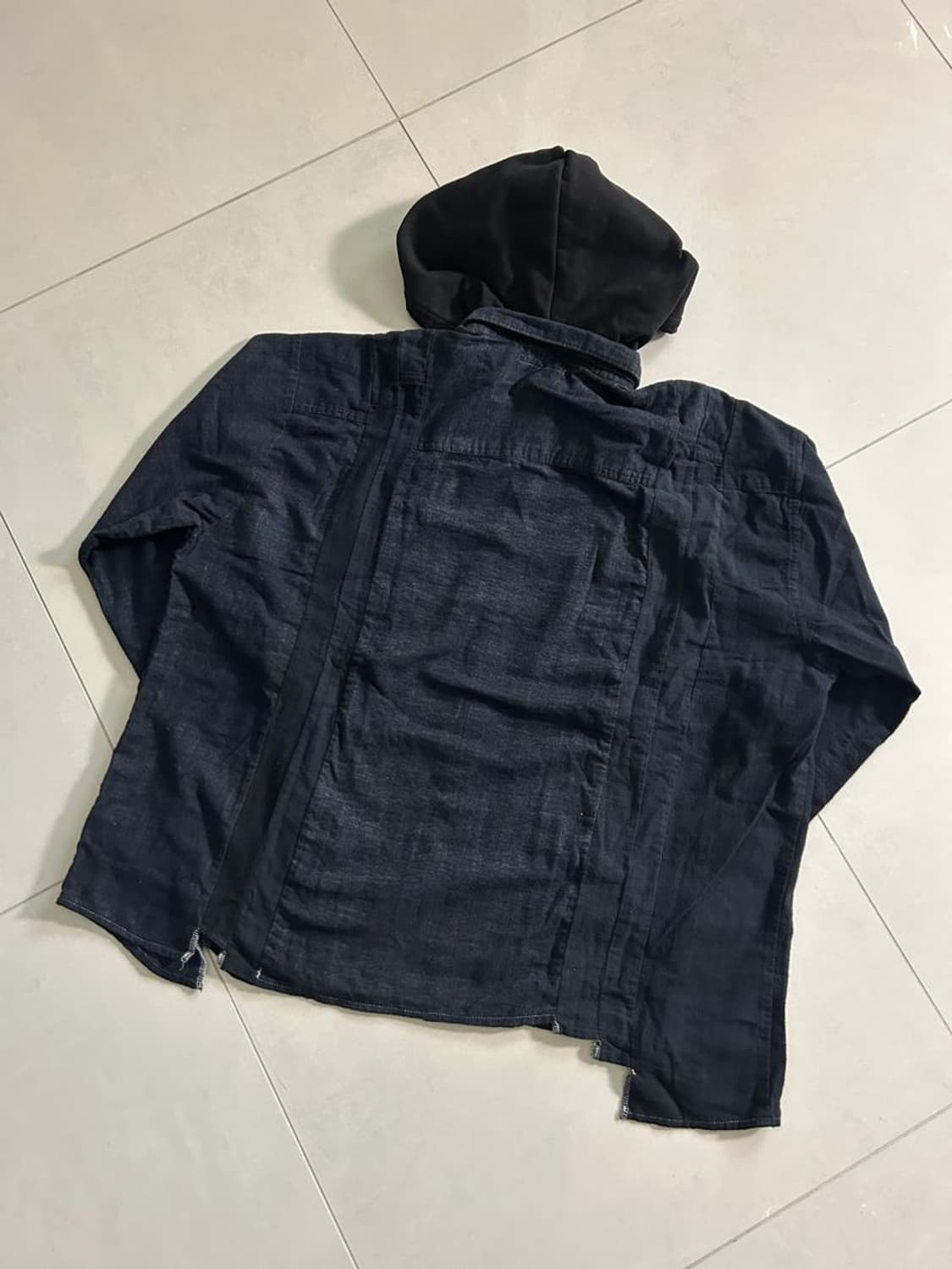 WIDE SHIRT W/H 7컷 와이드 후드티 상품이미지4