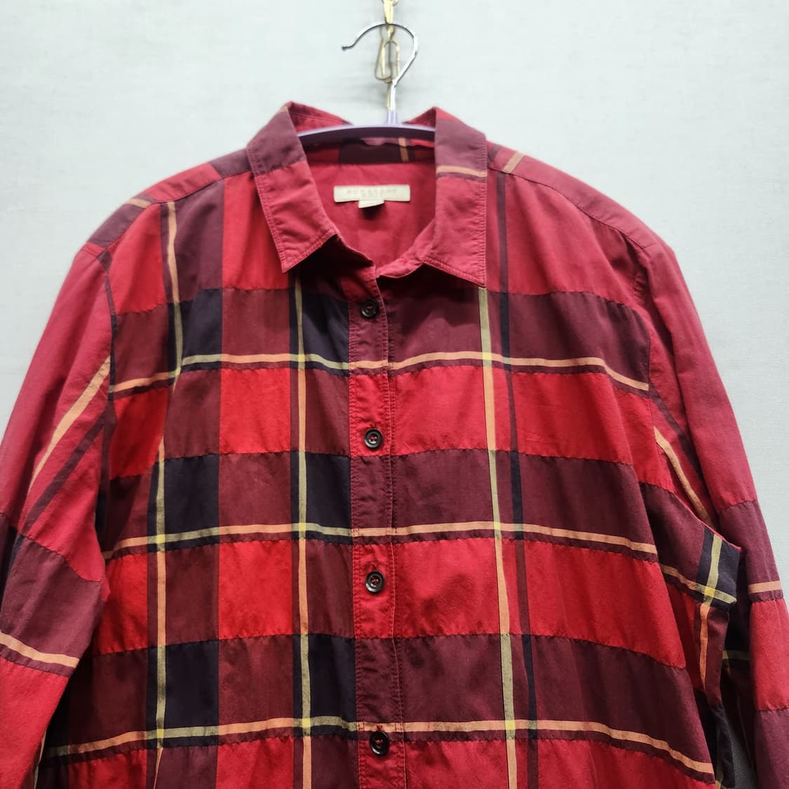 버버리 브릿 타탄체크 셔츠 M(L) 상품이미지2