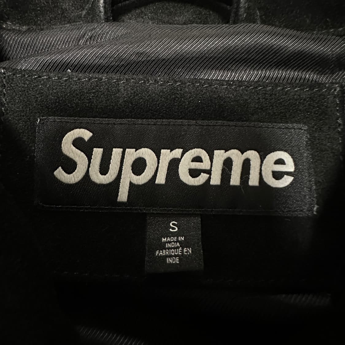 SUPREME 24FW suede work jacket black 상품이미지5