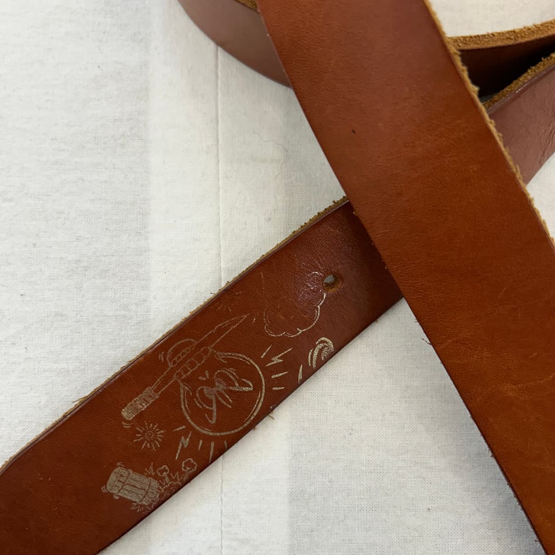 꼼 데 가르송 셔츠 레더 벨트 상품이미지2