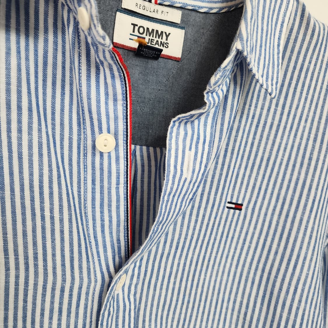 타미힐피거 스트라이프 셔츠 남방 상품이미지3