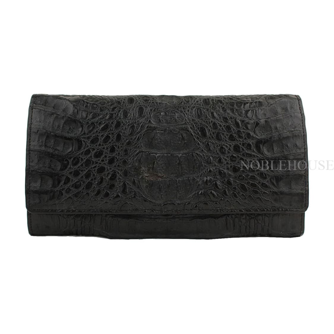 블랙 크로커다일 와니 금장 장지갑 상품이미지1