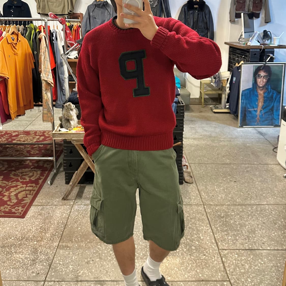 90s 폴로 랄프로렌 P와펜 울 스웨터 상품이미지2