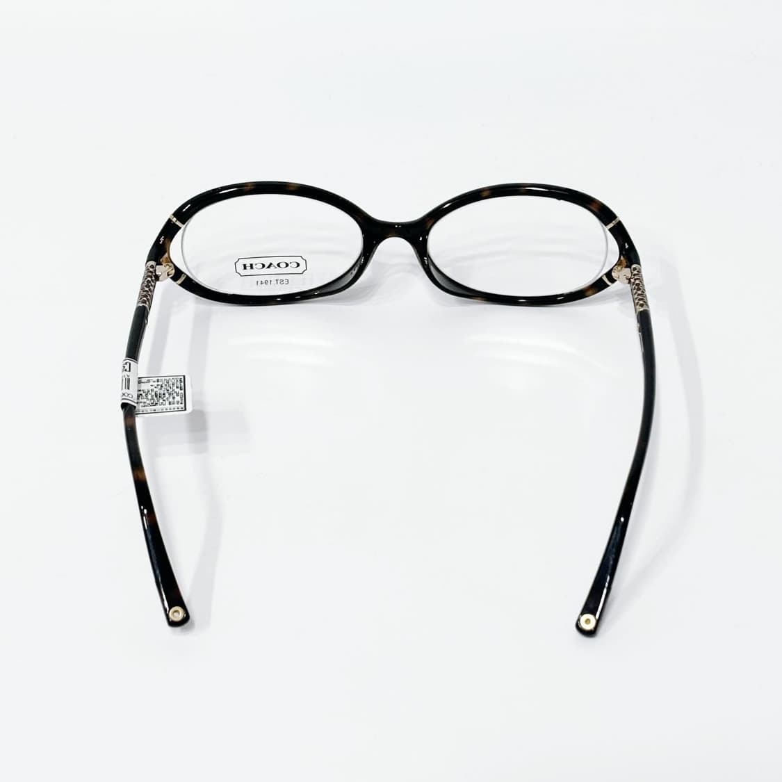 COACH 오벌 뿔테 데드스탁 빈티지안경 상품이미지5