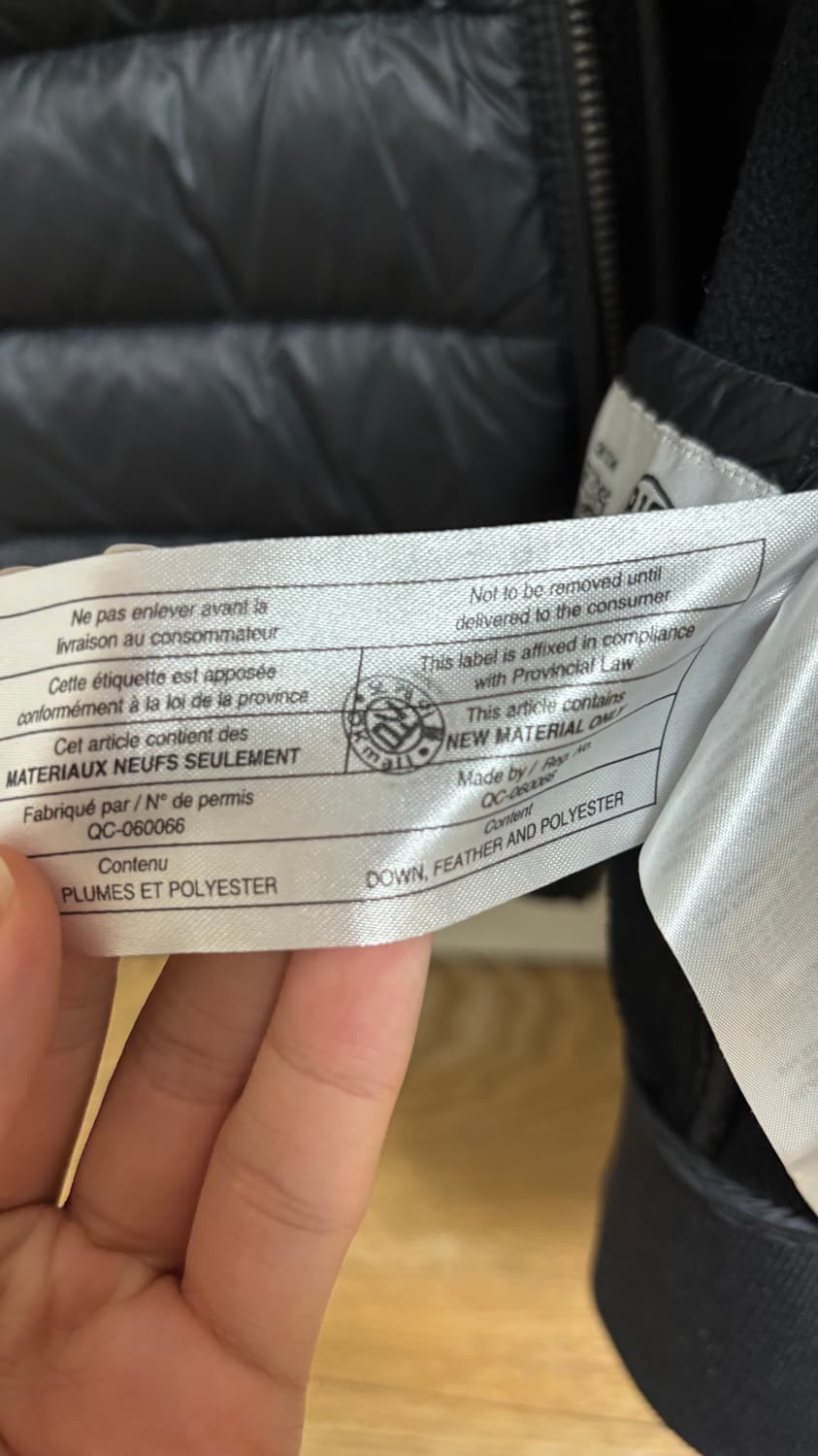 (정품) 파라점퍼스 패딩 봄버 자켓 블랙 니트패딩 경량패딩 상품이미지7