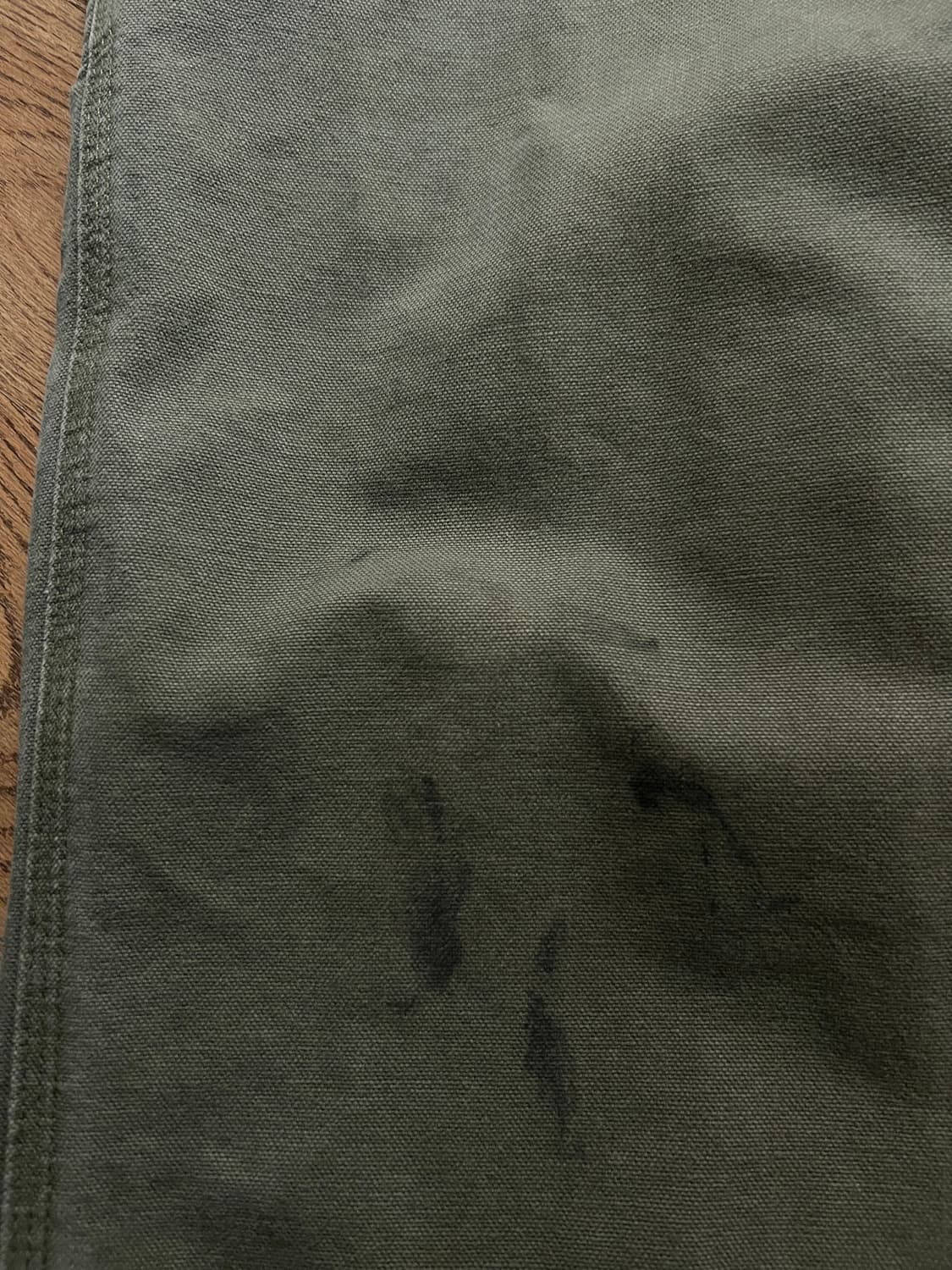 [32]칼하트 USA 더티워싱 모스그린 싱글니 카펜터 워크 팬츠 상품이미지5