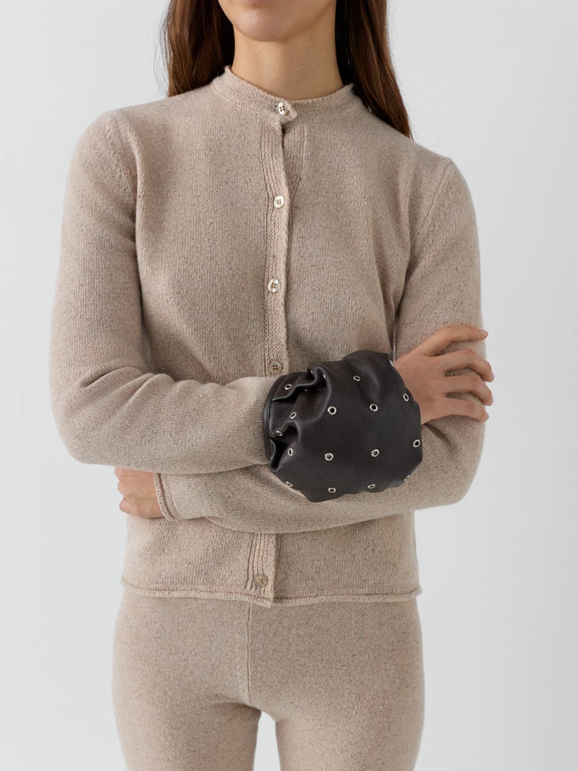 기마구아스 Pulsera 아일렛 백/브라운 상품이미지3