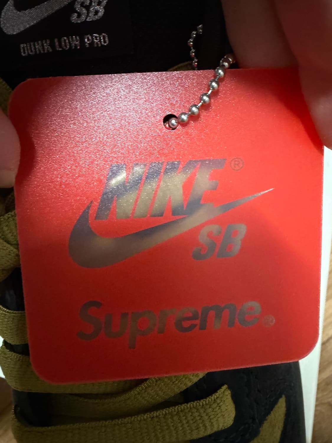 슈프림덩크 올리브 265새상품 상품이미지6