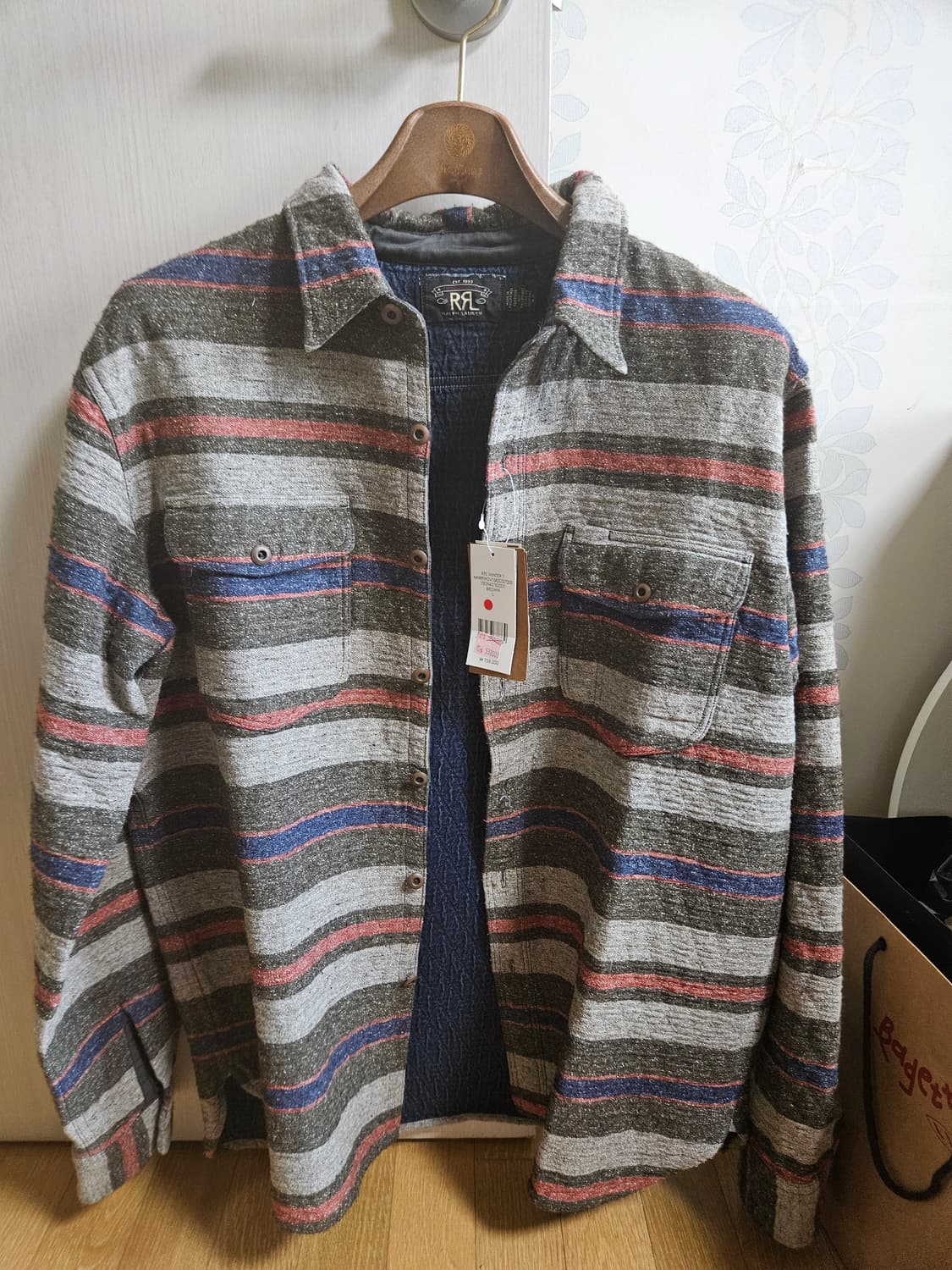 rrl 체크셔츠 L 상품이미지1