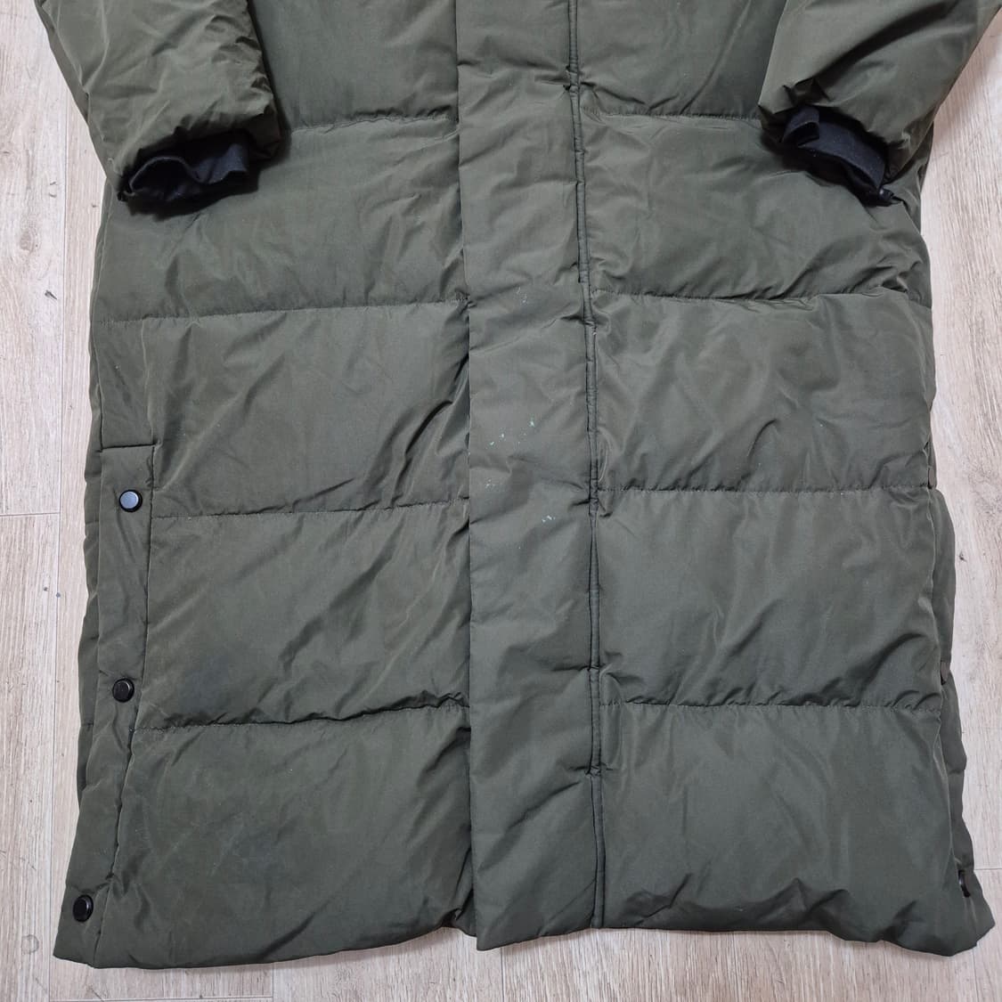 탑텐 밀리터리 덕다운 후드 롱패딩 상품이미지3