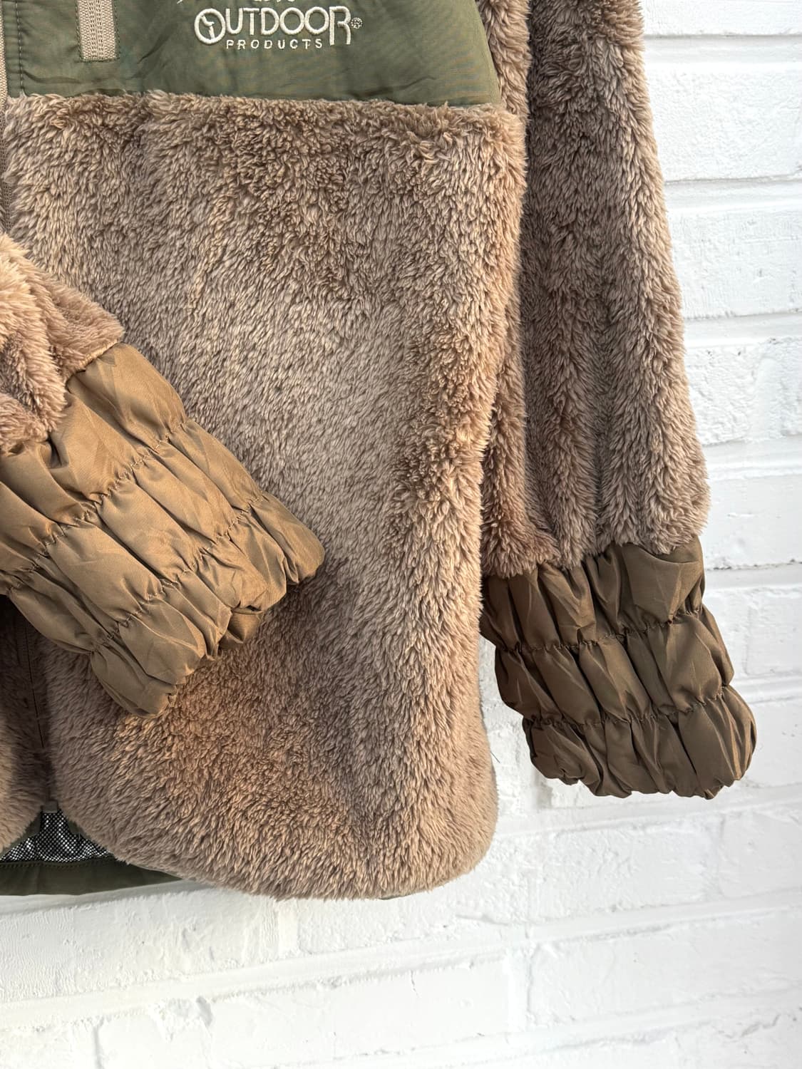 Outdoor 베이지 플리스 자켓 상품이미지5